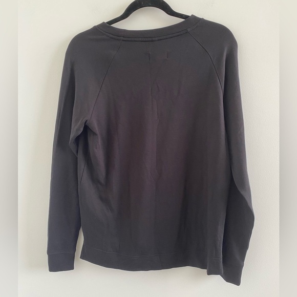 Lou & Grey Black Signaturesoft Sweatshirt Size XS New With Tag - Picture 9 of 11